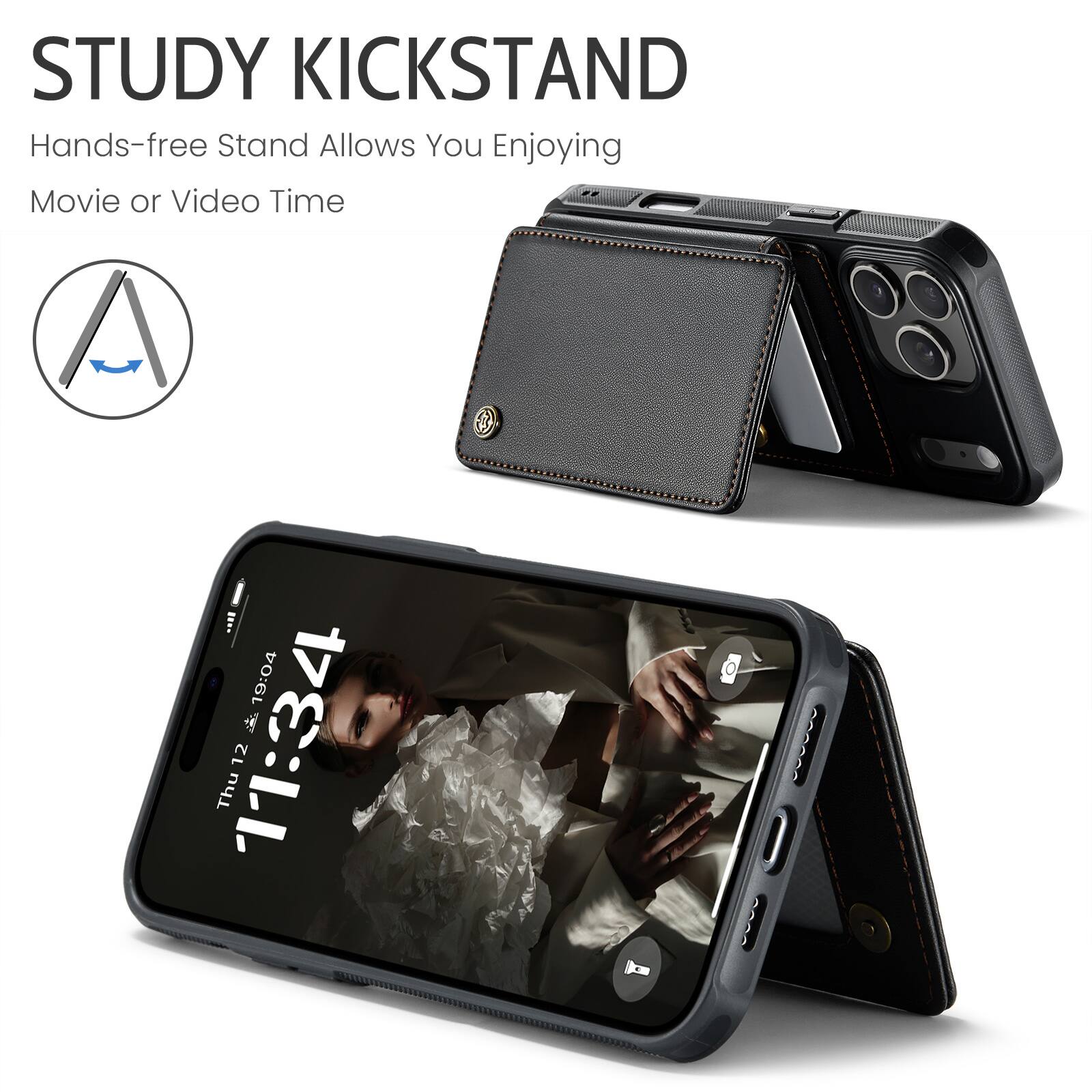 STUDY KICKSTAND  
Hands-free Stand Allows You Enjoying Movie or Video Time  

11:34  
Thu 19:04
