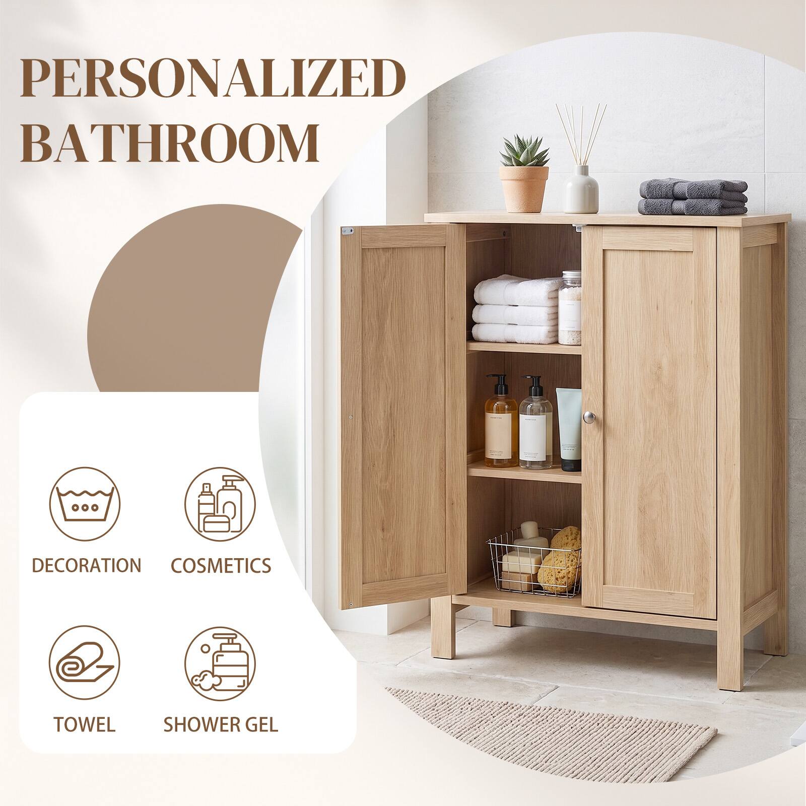 PERSONALIZED BATHROOM  
DECORATION  
COSMETICS  
TOWEL  
SHOWER GEL