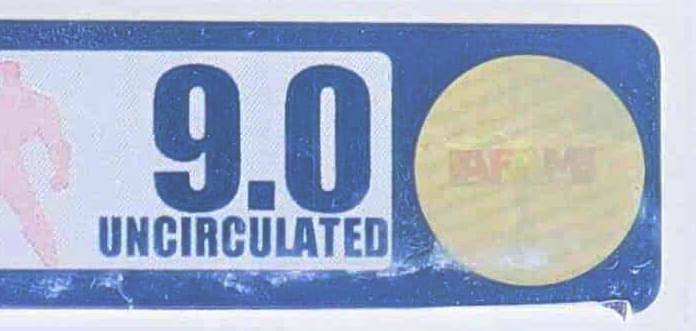 9.0 UNCIRCULATED