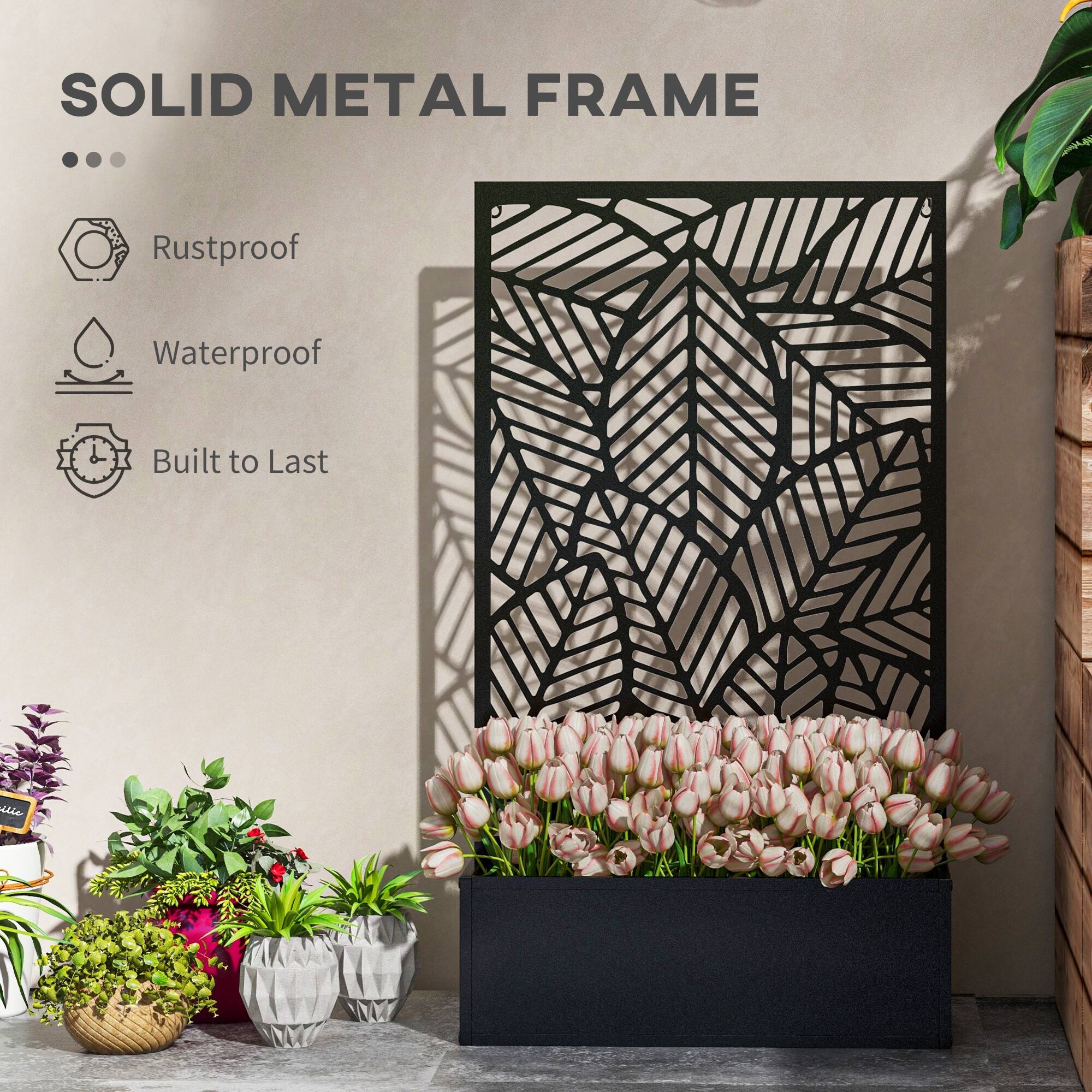 SOLID METAL FRAME

- Rustproof
- Waterproof
- Built to Last
