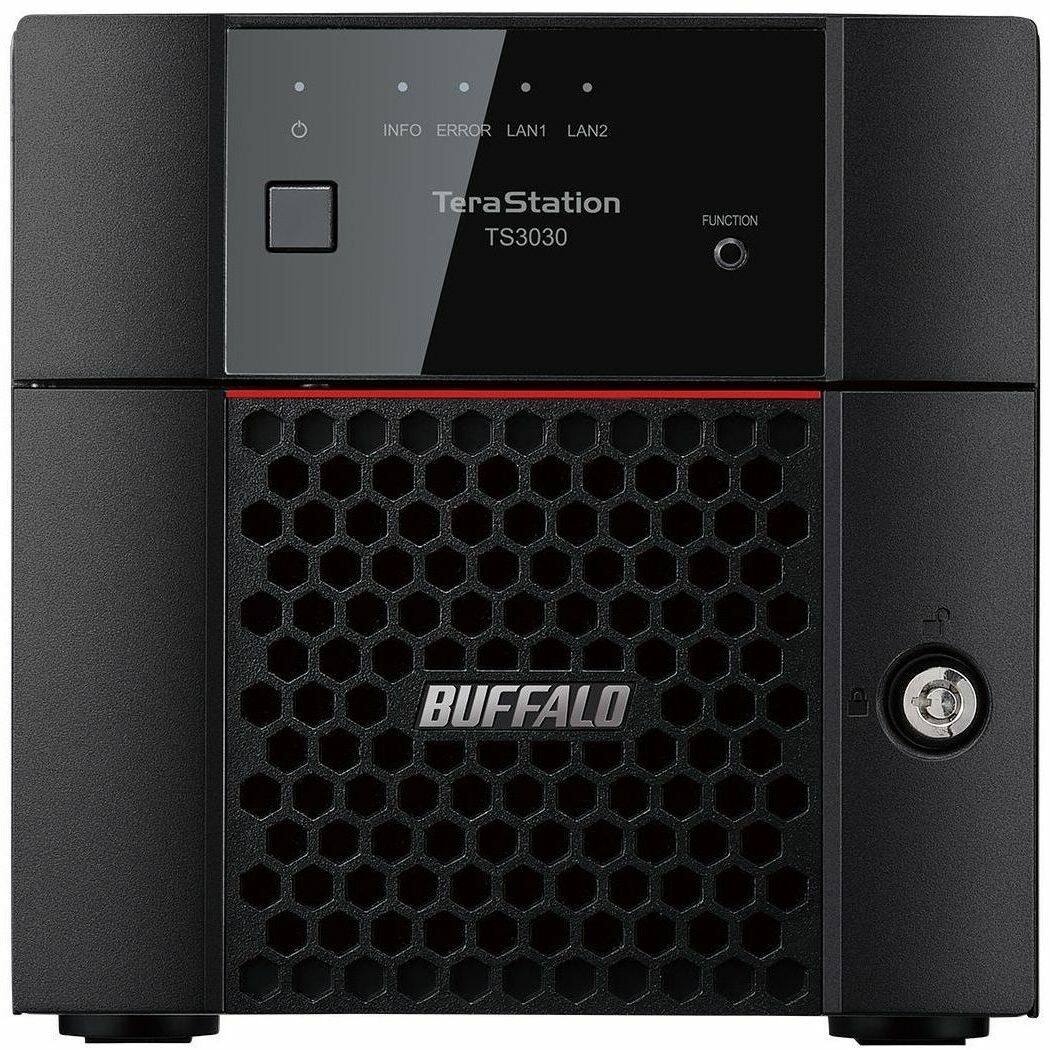 TeraStation TS3030  
BUFFALO  

INFO ERROR LAN1 LAN2  
FUNCTION