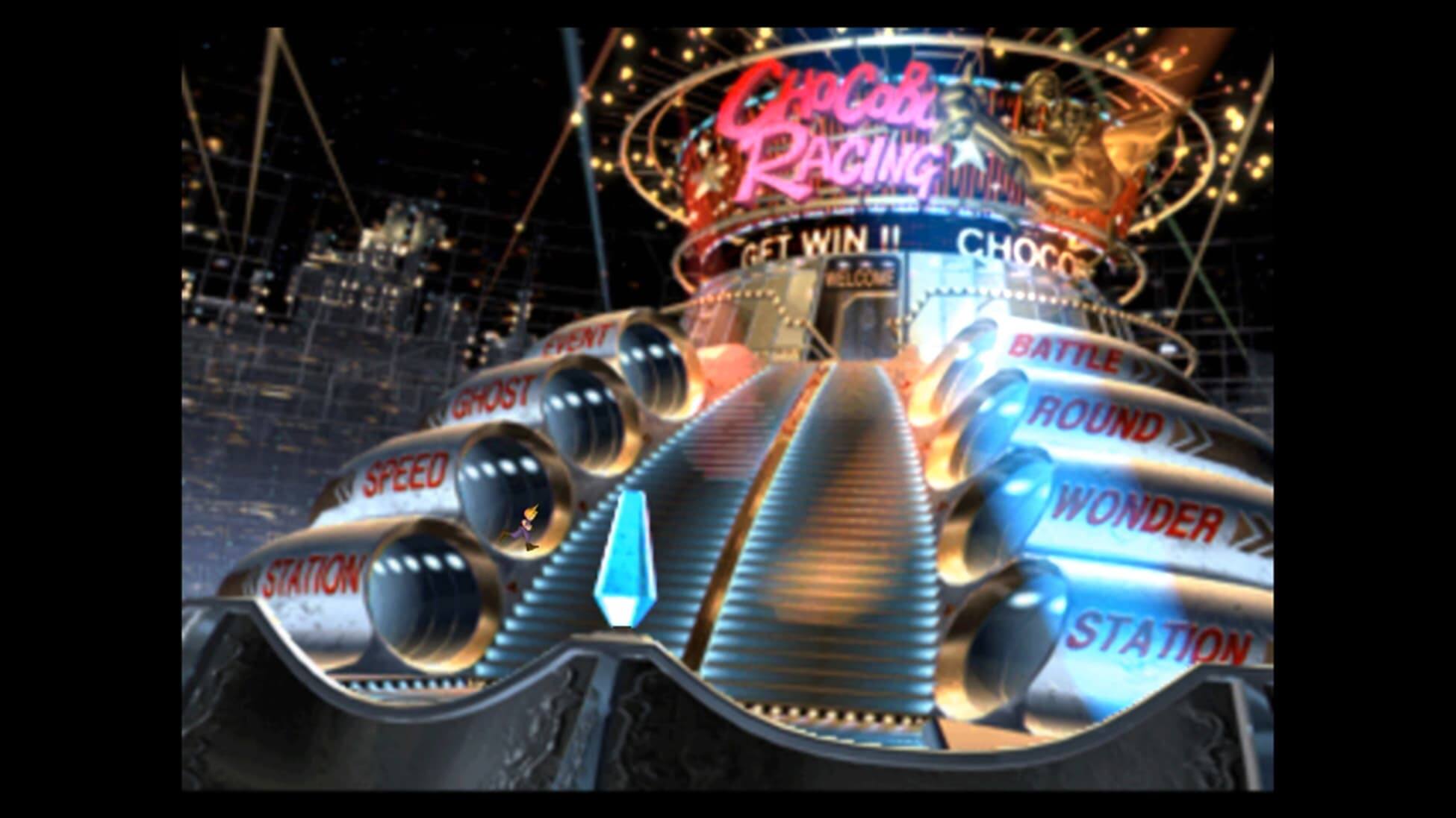 Choco Racing  
Get Win!!  
Choco Welcome  
Battle Round  
Wonder Station  
Speed Station  
Ghost Station