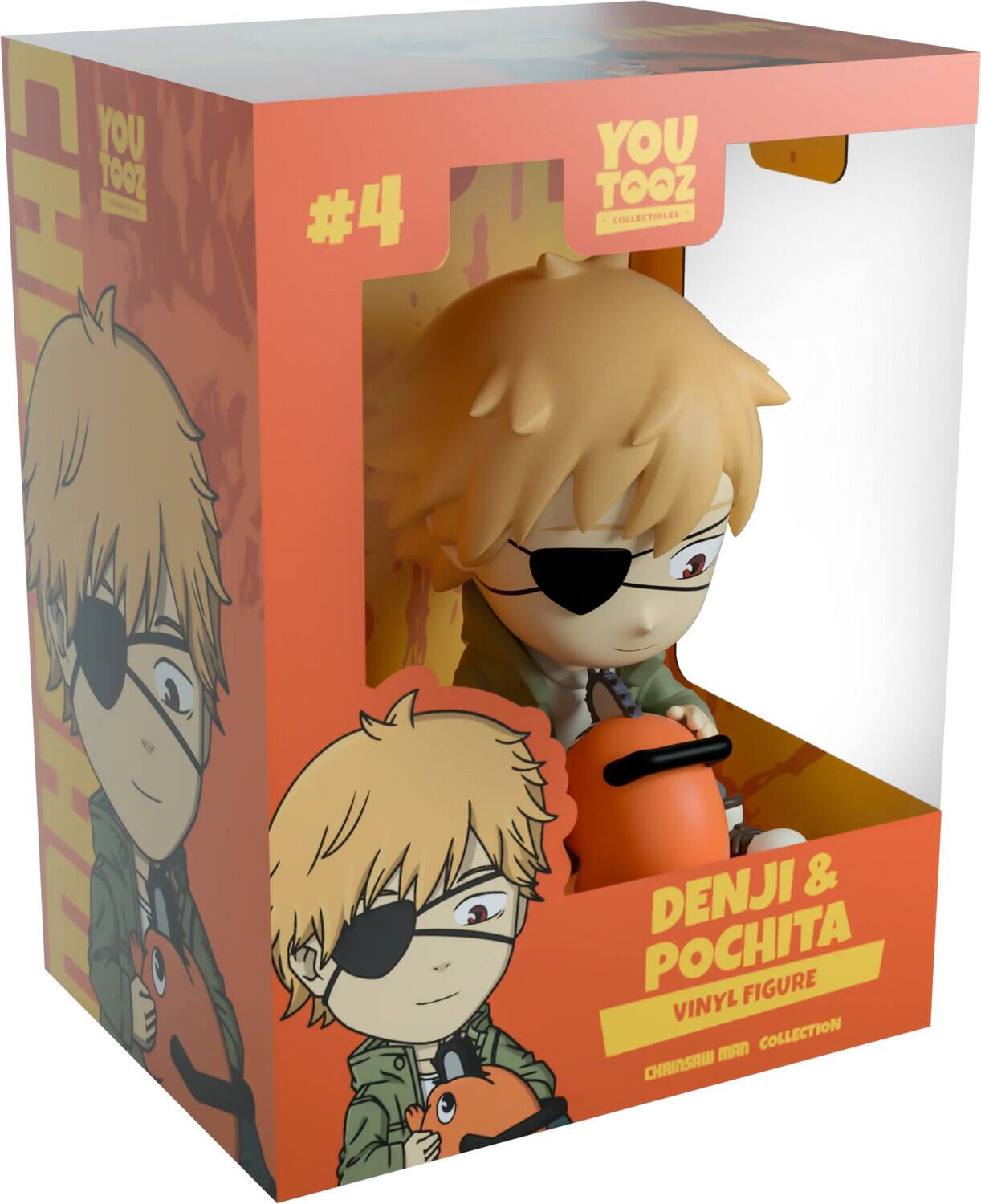 You Tooz #4 You Tooz Collectibles Denji & Pochita Figure Vinyl Man Collection Chinsaw Man