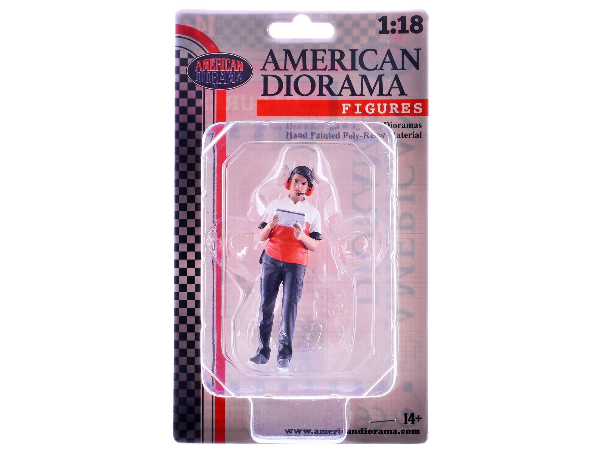 1:18 AMERICAN DIORAMA FIGURES  
Dioramas  
Hand Painted Poly-Resin Material  
14+  
www.americaniorama.com