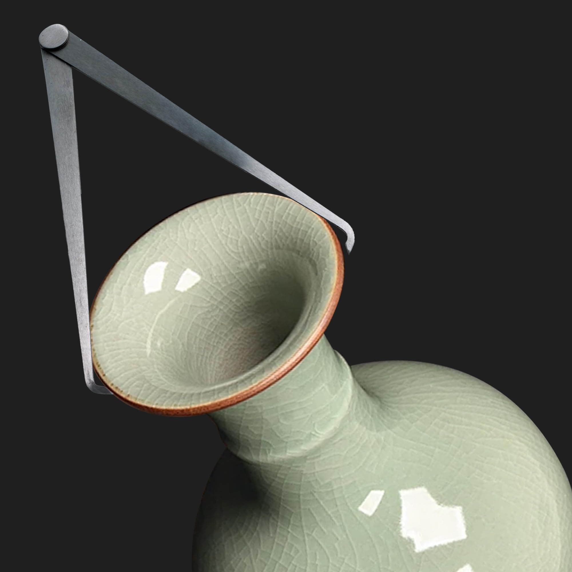 Alt View 7. Dapper Styles - Pair Of Metal Inside Outside Caliper Tools - Bent-leg And Straight-leg Design For Accurate Measurements Pot... - 12 inch.