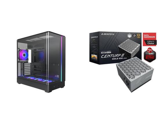 A MONTECH CENTURPII GOLD 850 ATX3 KIT
tom's HARDWARE Editor's Choice
80+ READY READY
KITGURU WORTH BUYING