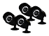 Front Medium. Night Owl - Indoor/Outdoor Security Cameras for Night Owl Systems (4-Pack).