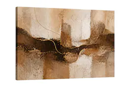 FC Design - Large Canvas 24x36" Neutral Abstract Forest Art Painting Modern Wall Décor - MultiColor