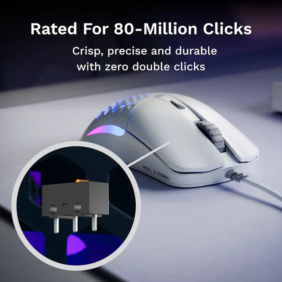 Glorious Model O Eternal Lightweight Wired Optical Gaming Mouse with ...