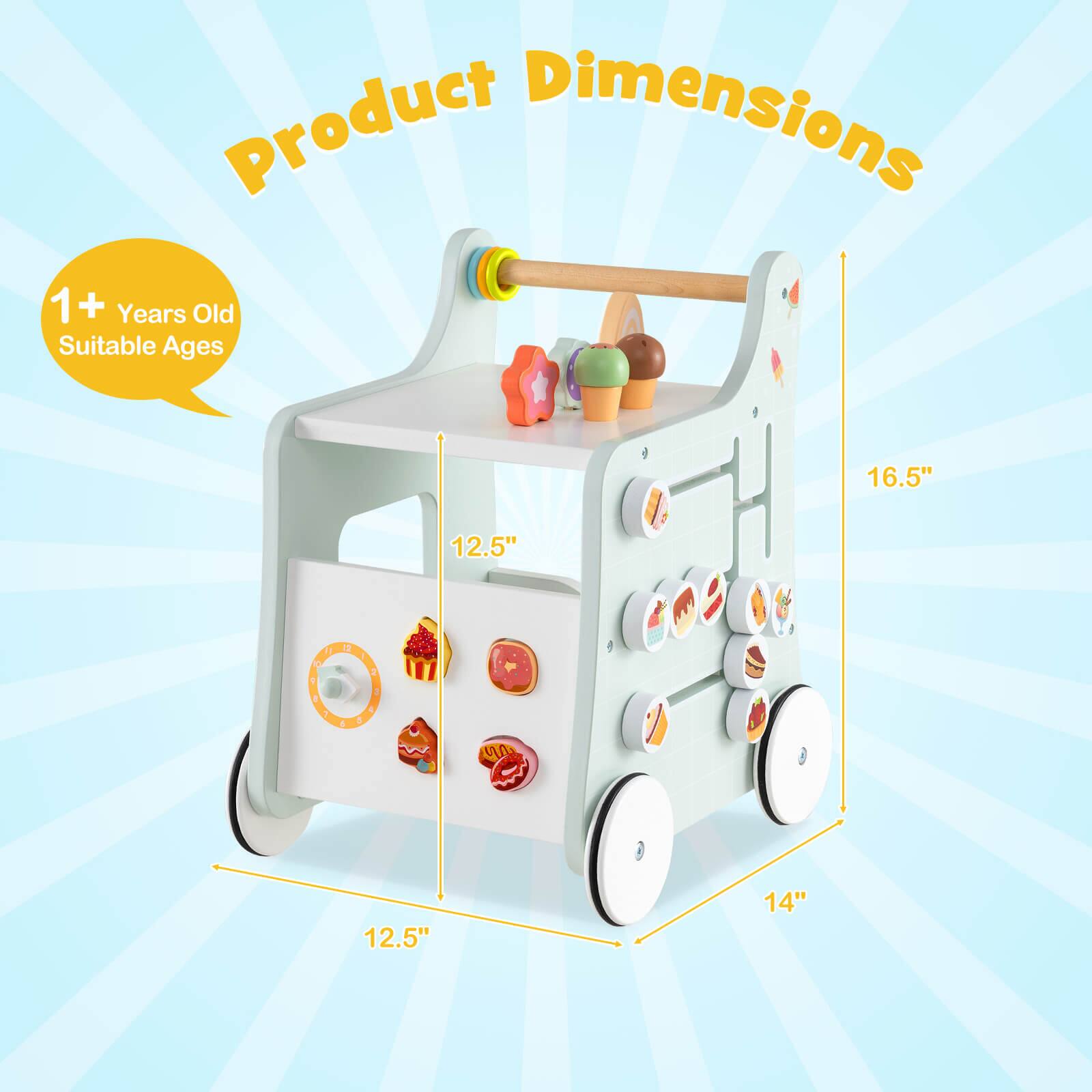 Product Dimensions

1+ Years Old Suitable Ages

16.5"  
12.5"  
14"  
12.5"