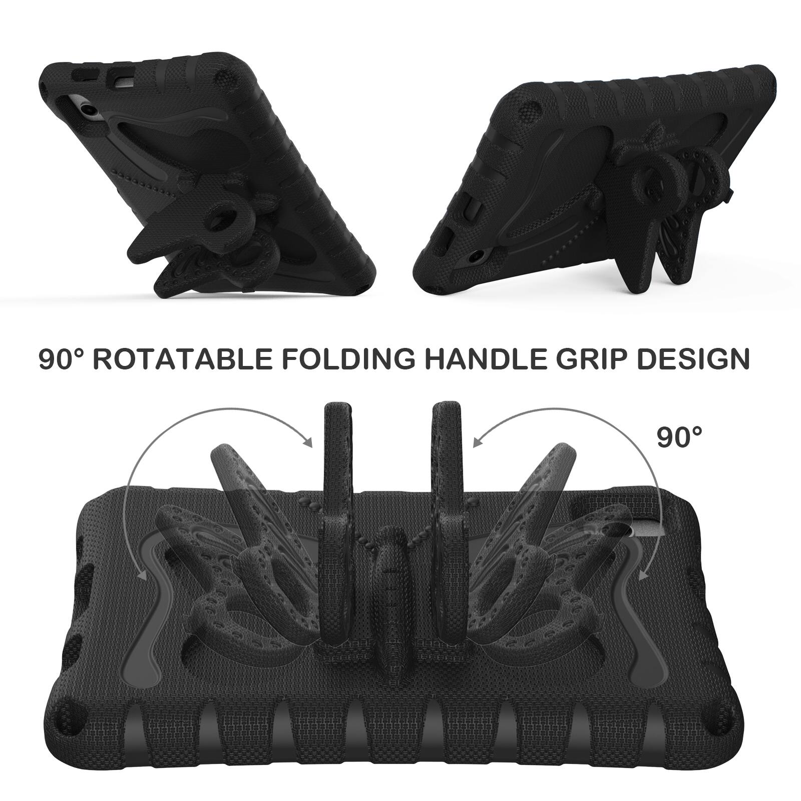 90° ROTATABLE FOLDING HANDLE GRIP DESIGN