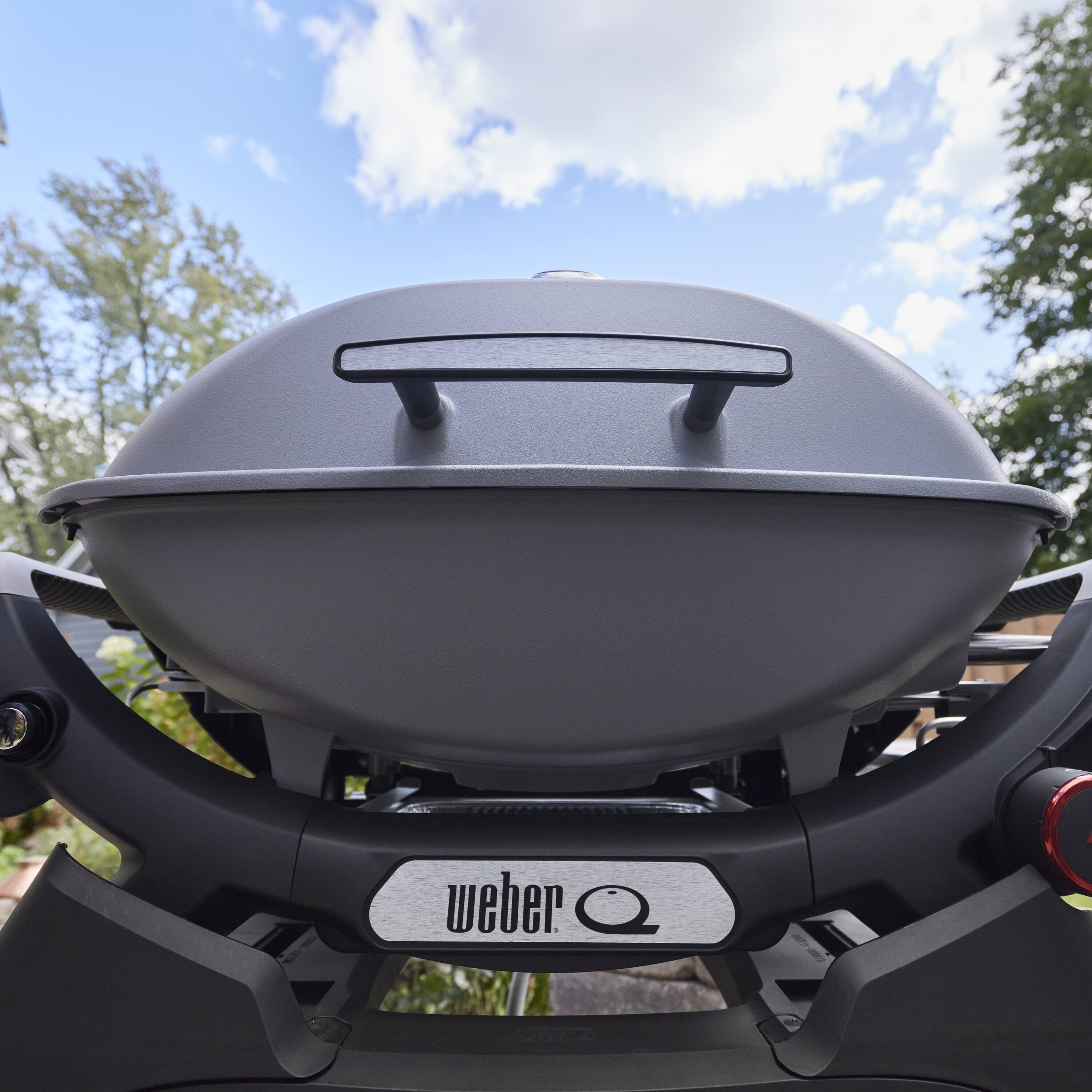 Alt View 13. Weber - Q 2800N+ liquid Propane Gas Grill - Smoke Grey.