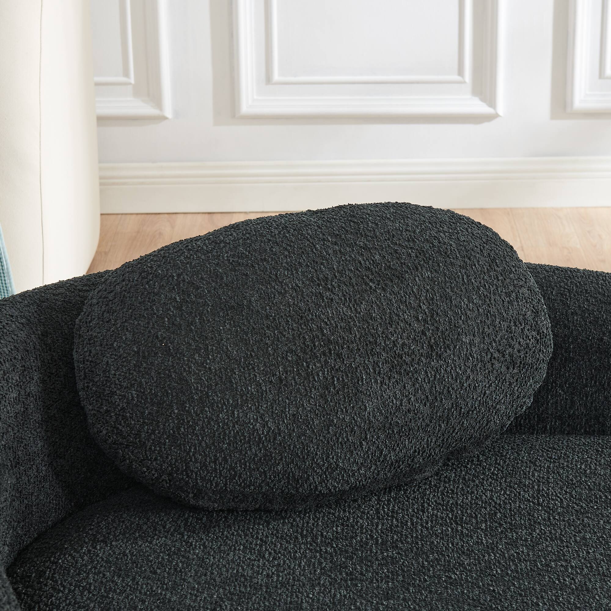 Alt View 1. LOVMOR - 67 Inch Foam Bean Bag Chairs For Living Room Bedroom Reading Indoor Lounge Seating Comfort Supportive Relaxing - Black.