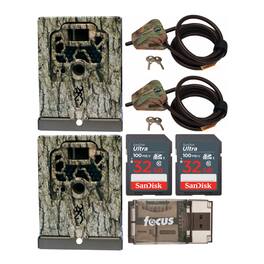 Browning - Trail Cameras Security Box (2-Pack) with Python Cable Locks Bundle