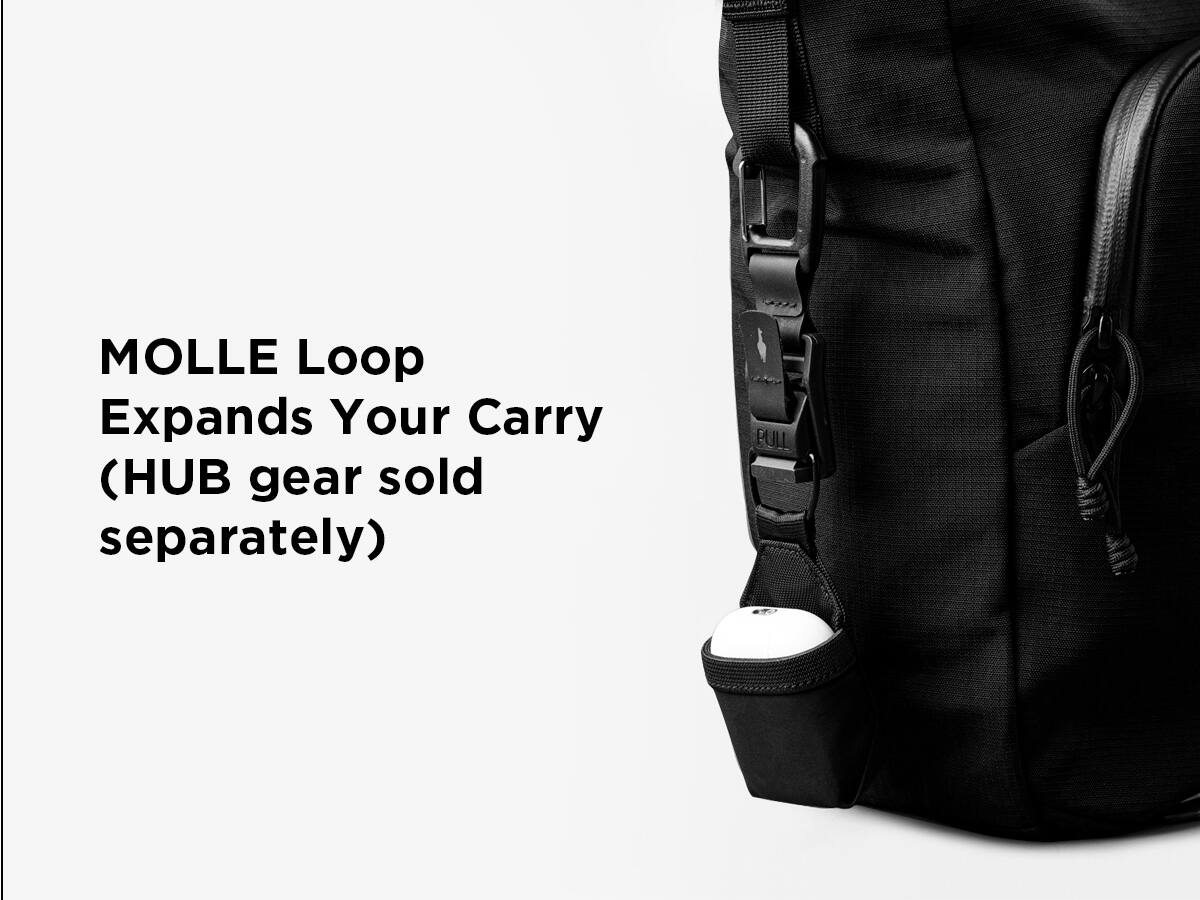 MOLLE Loop Expands Your Carry (HUB gear sold separately)