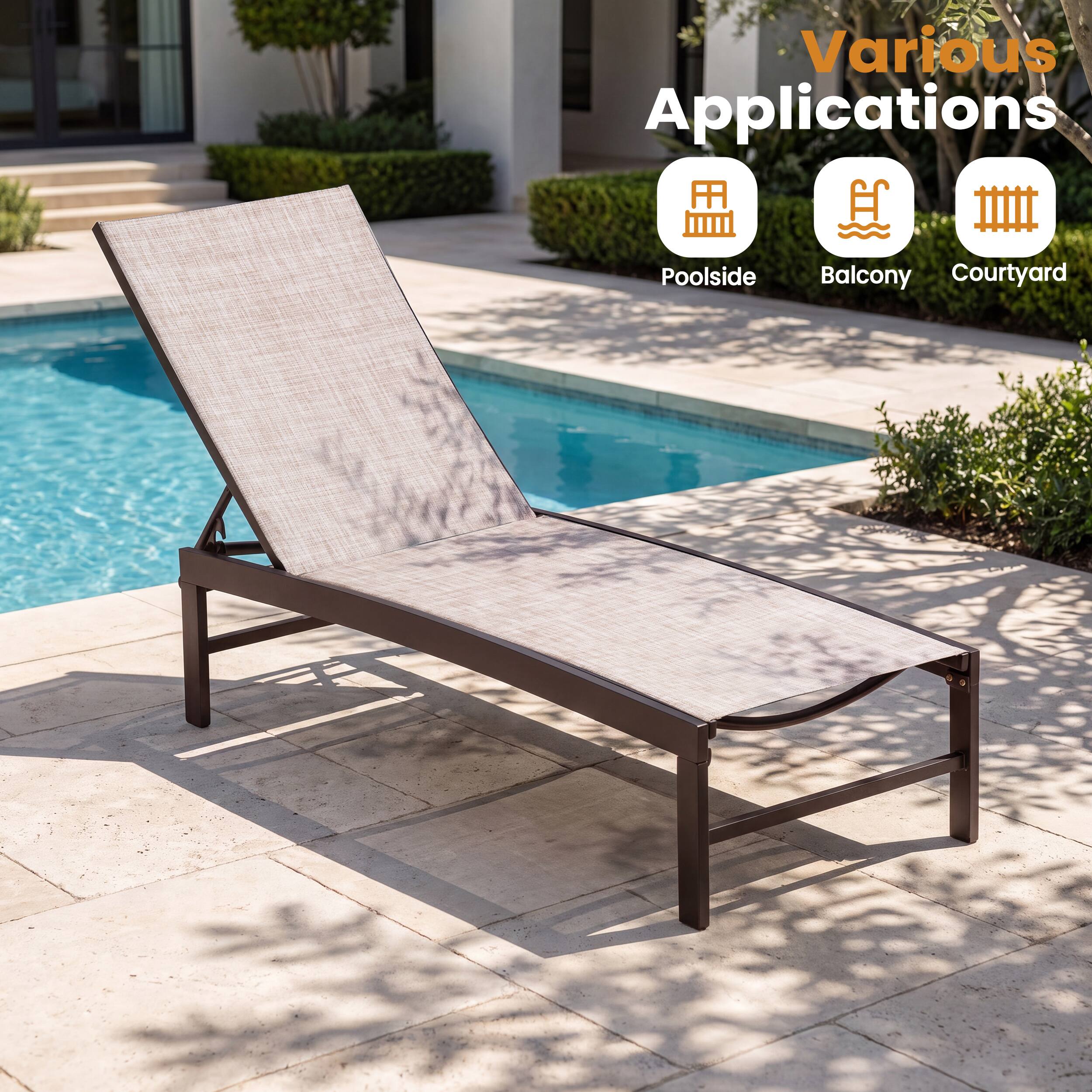 Various Applications
Poolside
Balcony
Courtyard