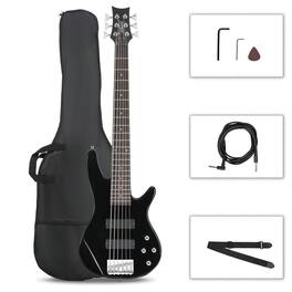 Winado - Bass Guitar 6 String Electric Bass Guitars, Beginner Bass Guitar with Professional H-H pickup, 3 Way Pickup Selector
