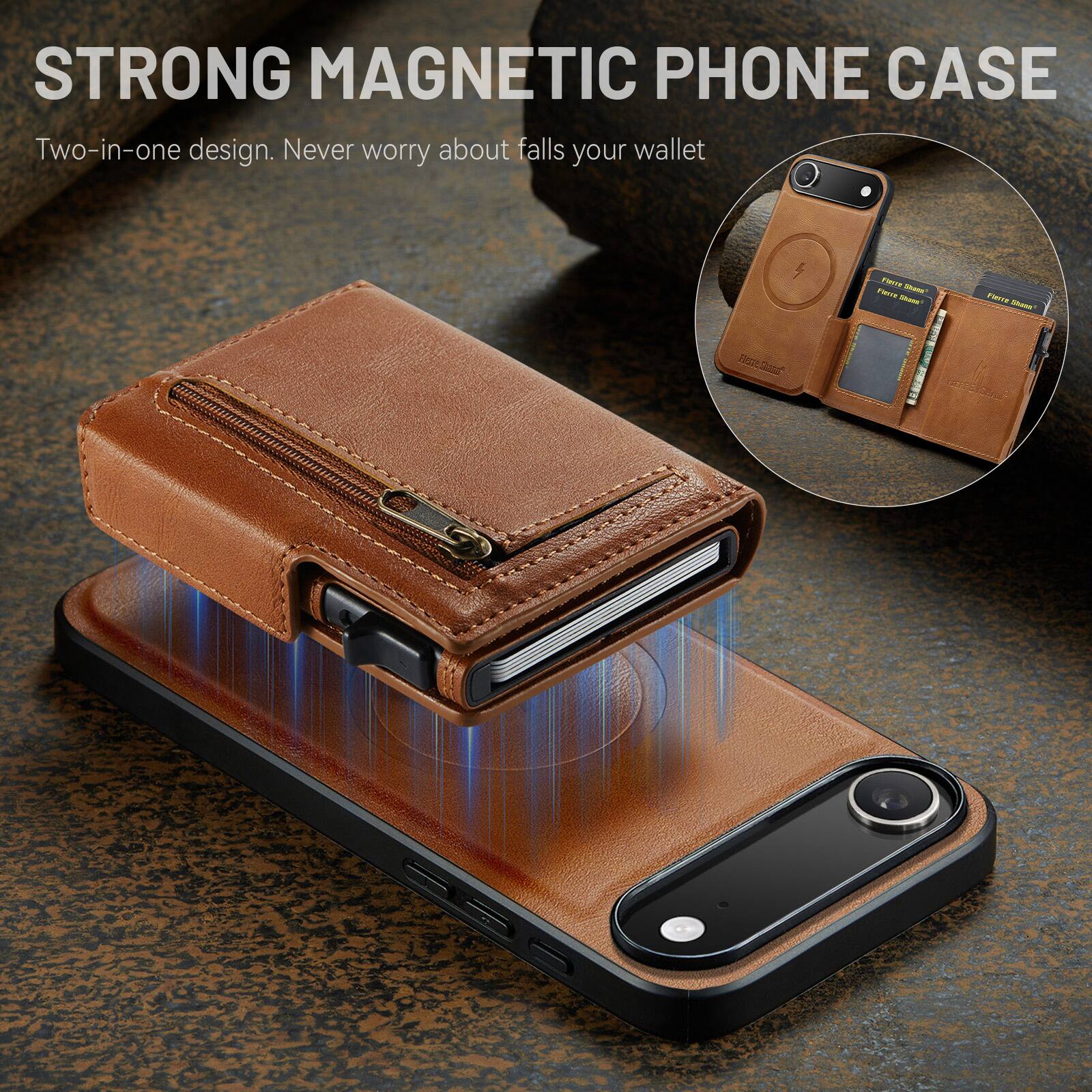 STRONG MAGNETIC PHONE CASE

Two-in-one design. Never worry about falls your wallet