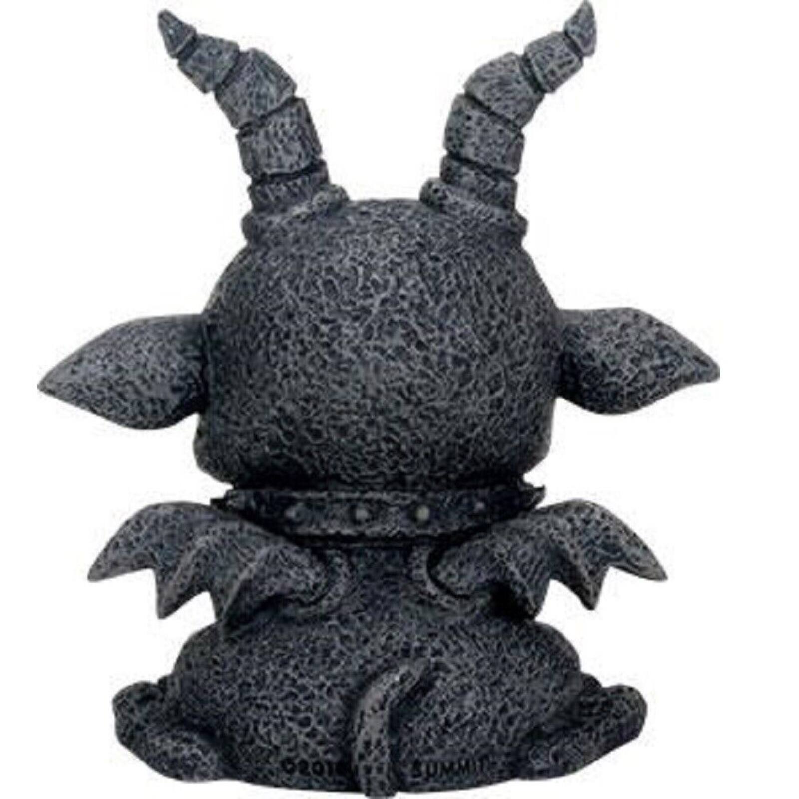 Angle. Pacific Trading - Gargoyle Agamon Figurine Gothic Home Decoration 3.75 inch - Grey.