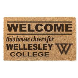 Jardine - Wellesley Blue 18" x 30" Welcome Doormat - Brown