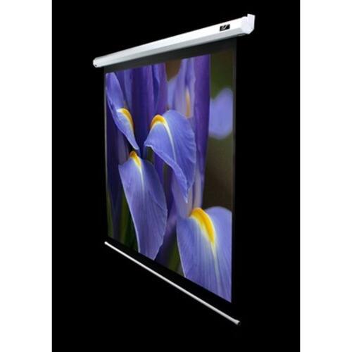 Front Standard. Elite Screens - Electric Projection Screen - White/Black.