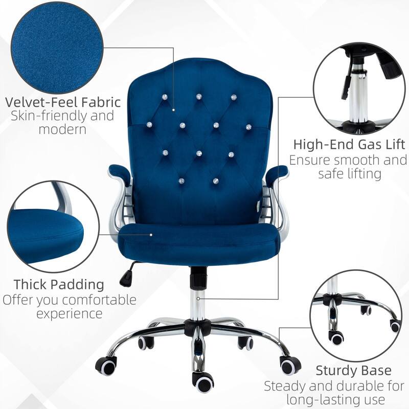 Velvet-Feel Fabric  
Skin-friendly and modern  

High-End Gas Lift  
Ensure smooth and safe lifting  

Thick Padding  
Offer you comfortable experience  

Sturdy Base  
Steady and durable for long-lasting use