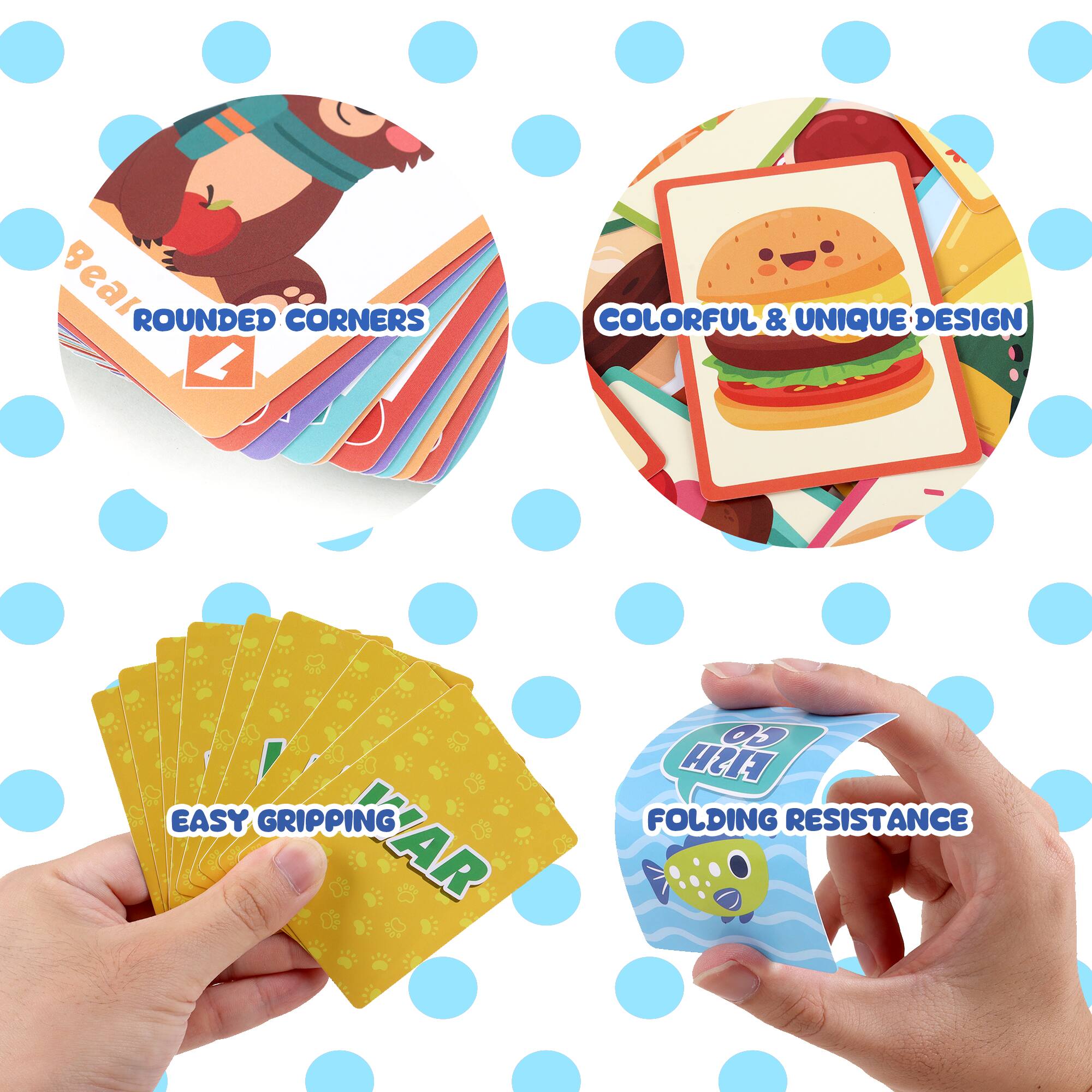 - Bear ROUNDED CORNERS
- COLORFUL & UNIQUE DESIGN
- EASY GRIPPING
- FOLDING RESISTANCE