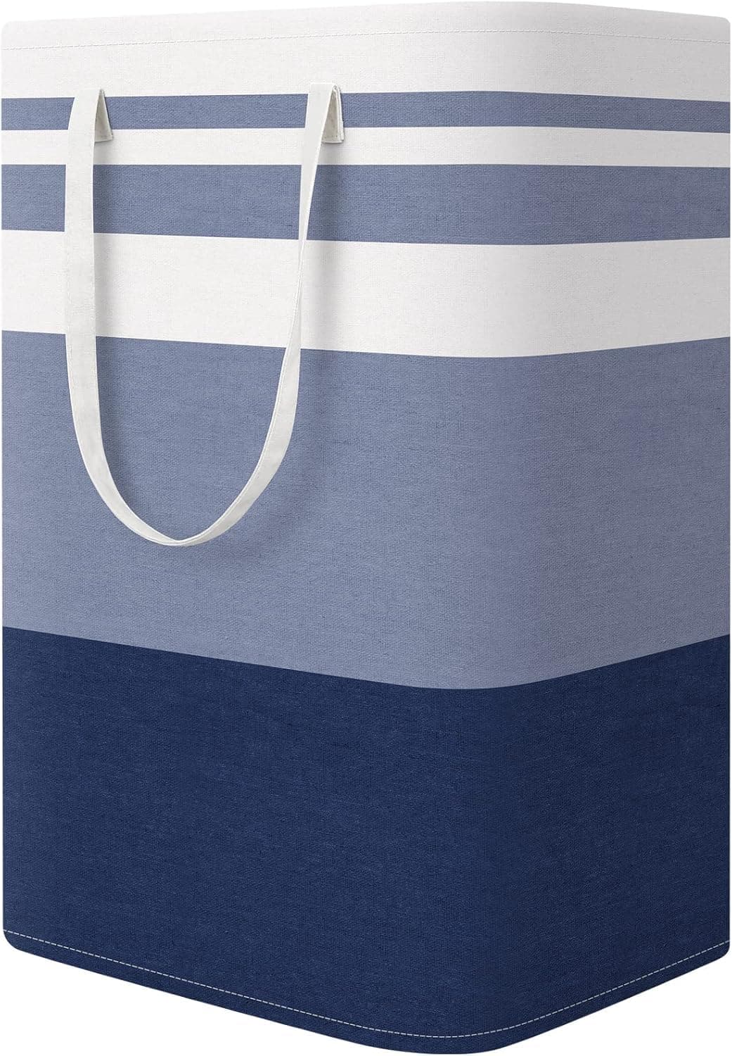 DORLUKFU - Laundry Basket Hamper Large Collapsible Laundry Hamper with Easy Carry Handles，Freestanding Clothes Hampers for Laundry - Gradient Blue