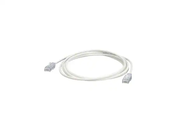 Front. Panduit - Panduit UTP28SP7 7 ft. Cat 6 Off White Cable EA CU PC 28 AWG UTP.