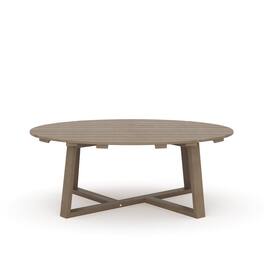 New Classic Furniture - Carezza Wood Patio Coffee Table, Natural - Brown