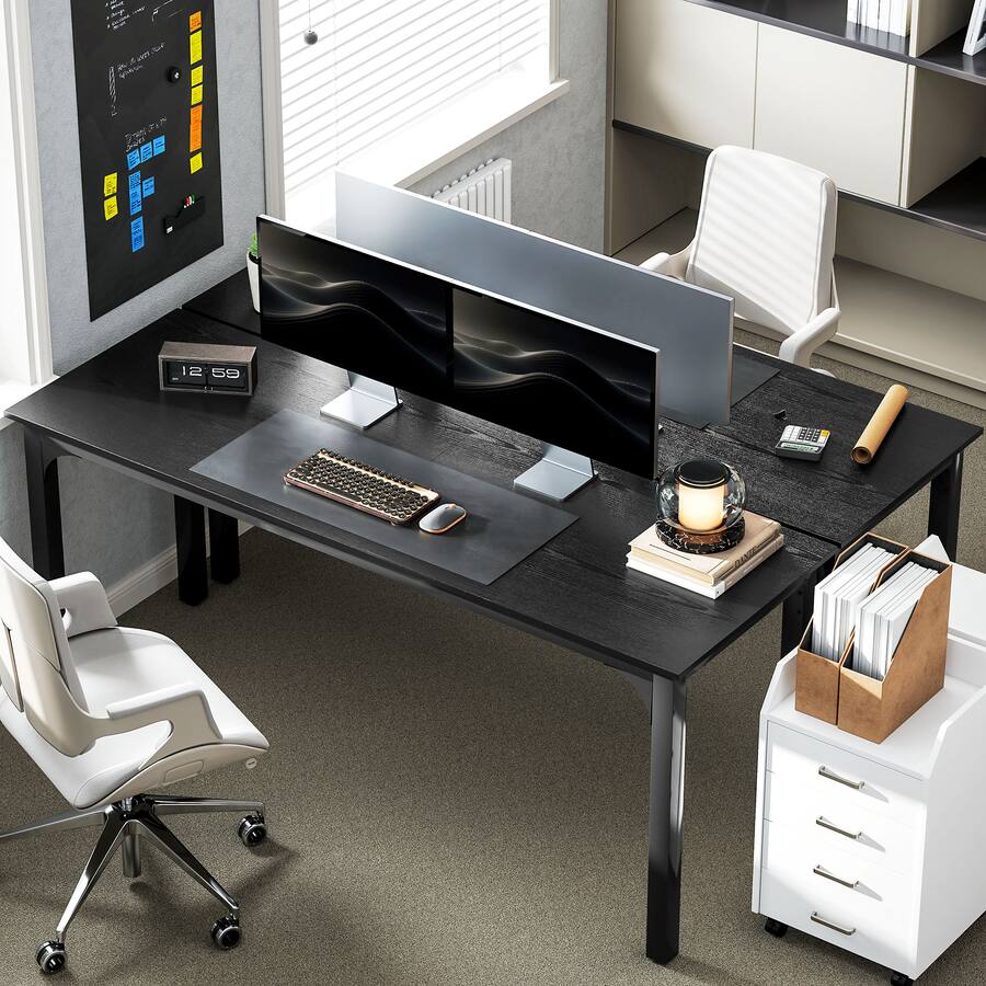 Larg Computer Homcom Modern Simple Large Computer Desk, 70.9
