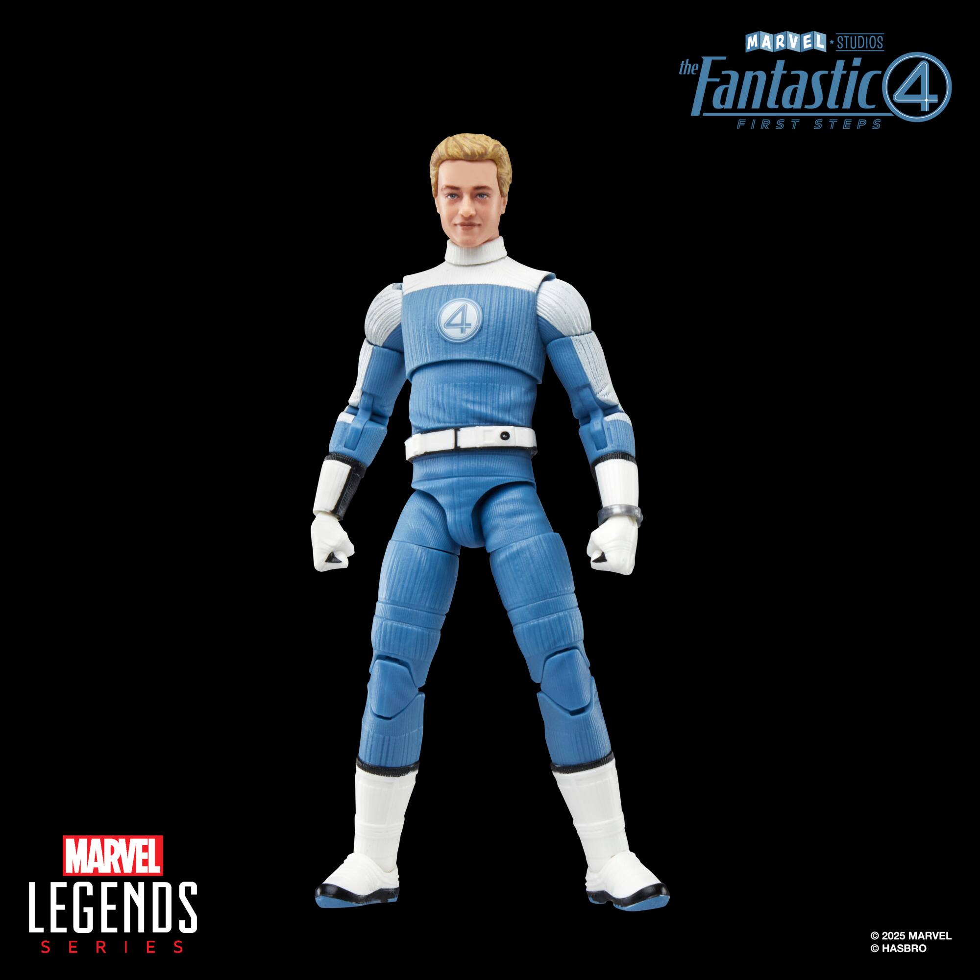 "The Fantastic 4 First Steps" is part of the Marvel Legends series.