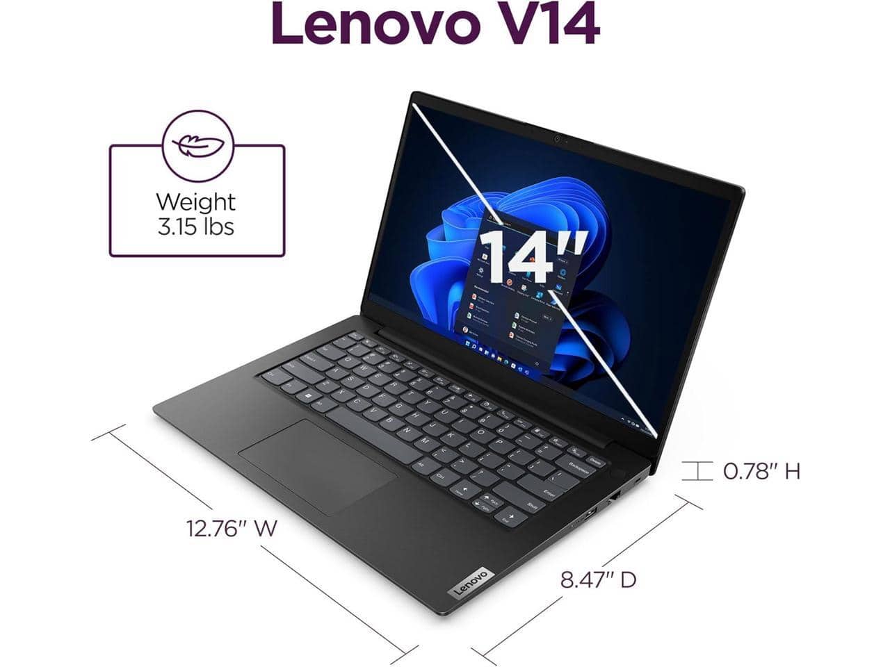 Lenovo V14 G4 IRU i7 13620H 8GB 256GB SSD Wi Fi 6E Windows 11