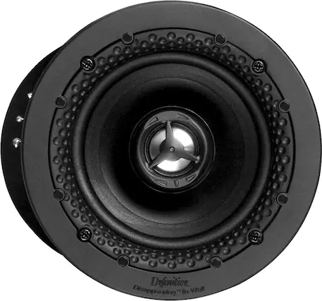 Front. Definitive Technology - DI Series 4-1/2" Round In-Ceiling Speaker (Each) - White.