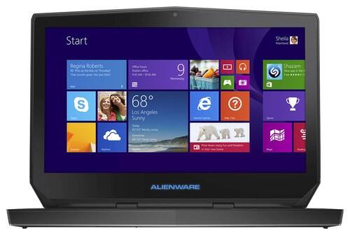 Front. Alienware - 13" Touch-Screen Laptop - Intel Core i7 - 16GB Memory - 256GB Solid State Drive - Epic Silver.