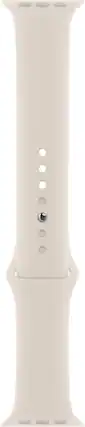 Front. Apple - Sport Band for Apple Watch 38/40/41mm - Regular/Full Set - Starlight.