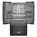 Angle. KitchenAid - KitchenAid - 27 Cu. Ft. French Door Refrigerator with External Water and Ice Dispenser - Black Stainless Steel - Black Stainless.