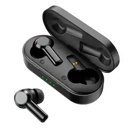 PRIMEPLUS - Wireless Earbuds Bluetooth 5.3, IPX5 Sweatproof in-Ear Earphones, Type-C Fast Charging, Touch Control for Sports Travel - Black