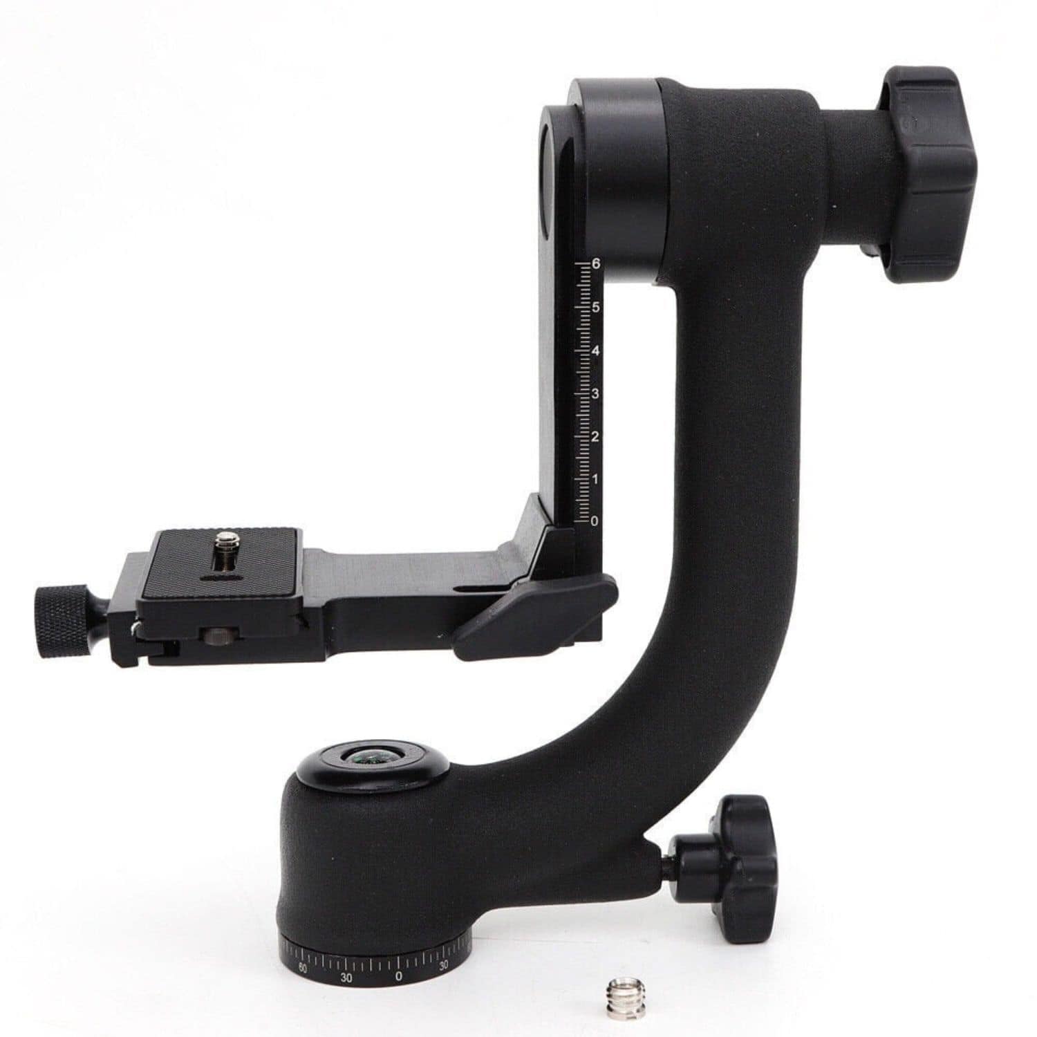 Front. Stock Preferred - Professional Panoramic Gimbal Tripod Ball Head.