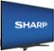Angle. Sharp - AQUOS Q Series - 60" Class (60-3/32" Diag.) - LED - 1080p - Smart - HDTV - Black.