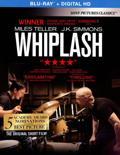 Front Standard. Whiplash [Includes Digital Copy] [Blu-ray] [2014].