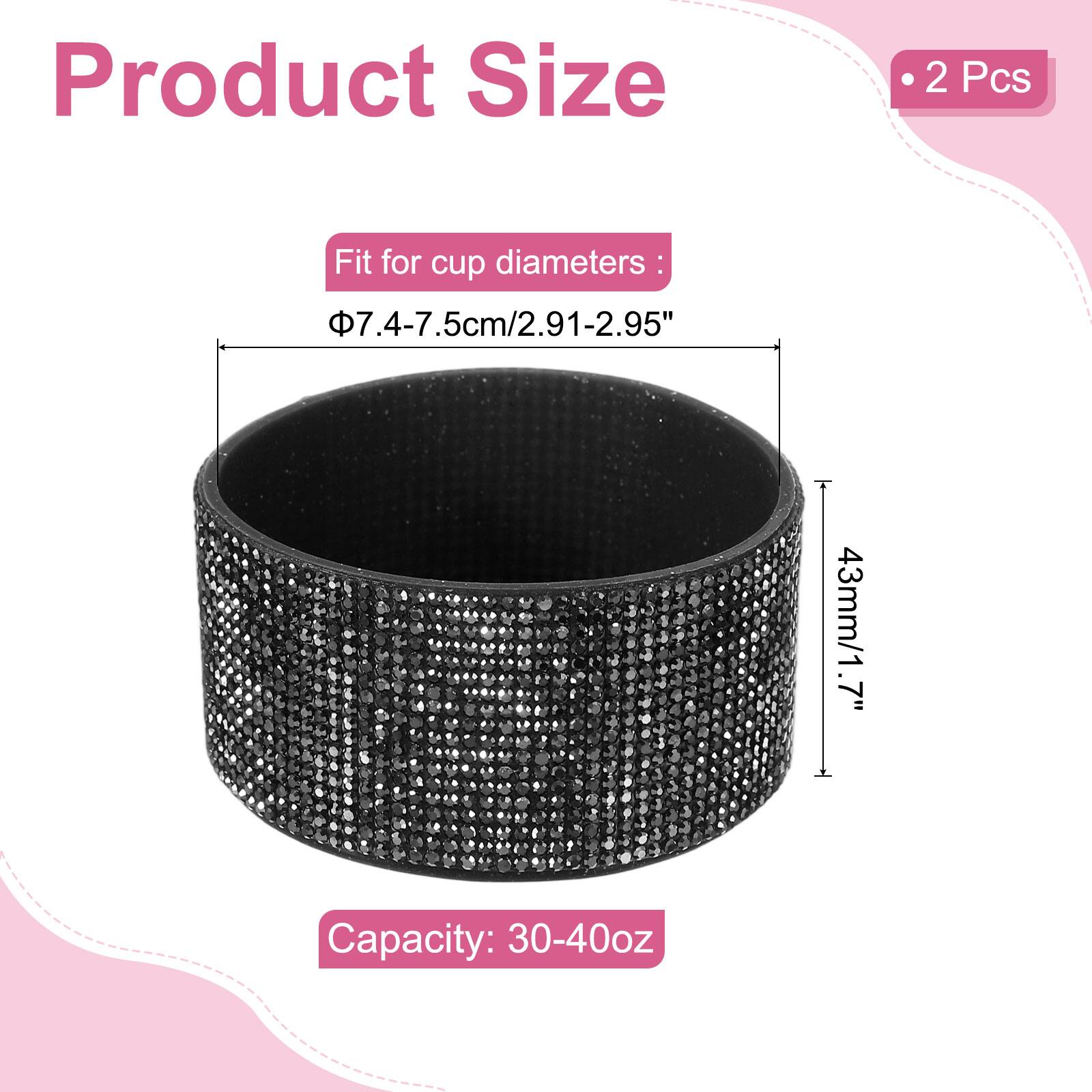 Product Size  
2 Pcs  
Fit for cup diameters: 7.4-7.5cm/2.91-2.95"  
43mm/1.7"  
Capacity: 30-40oz