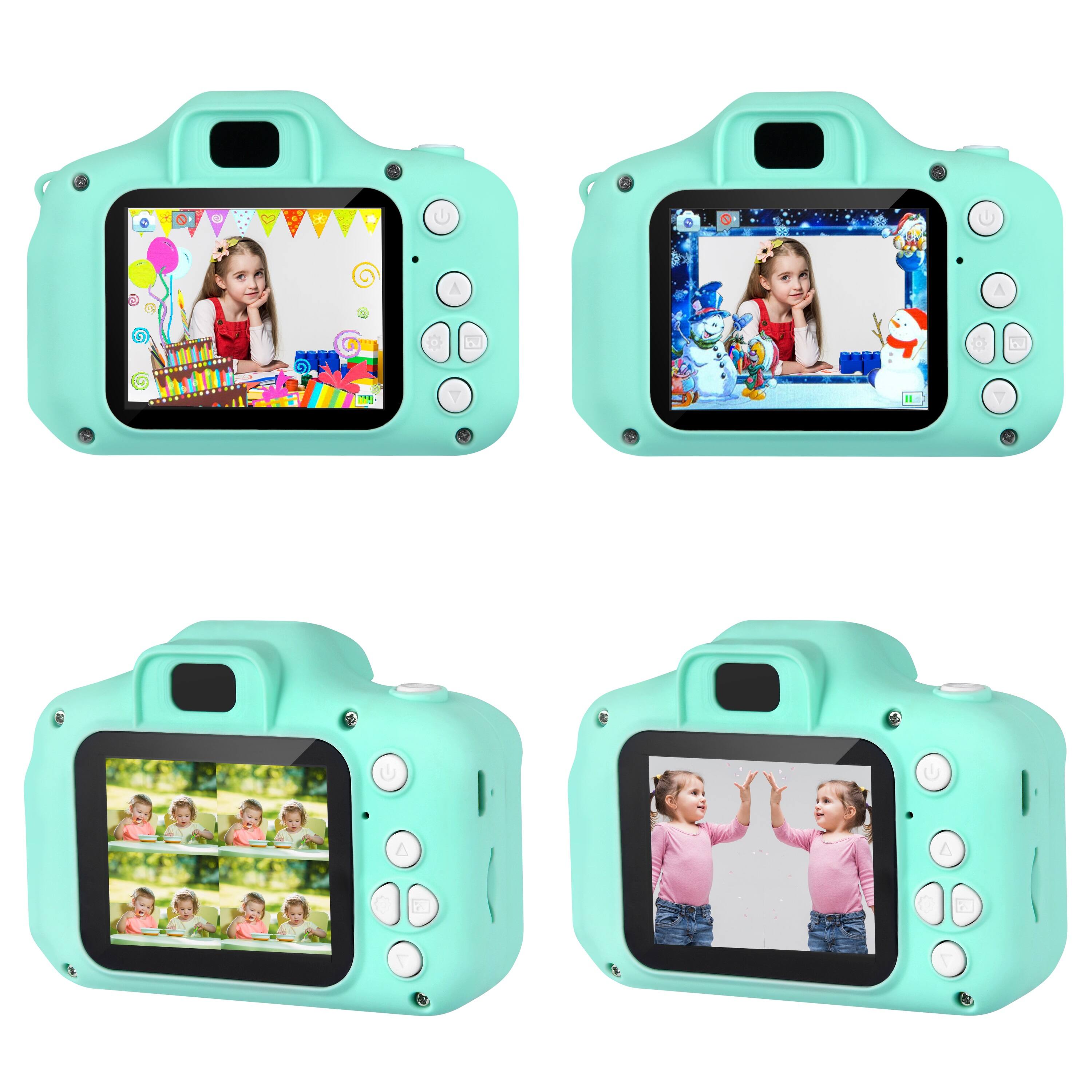 Alt View 3. HOM - Kids Camera - 1080p Digital Camera for Kids with Soft Silicone Body & Hand Strap - 32GB SD Card Included - Black.