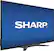 Angle. Sharp - AQUOS Q Series - 70" Class (69-1/2" Diag.) - LED - 1080p - Smart - HDTV - Black.
