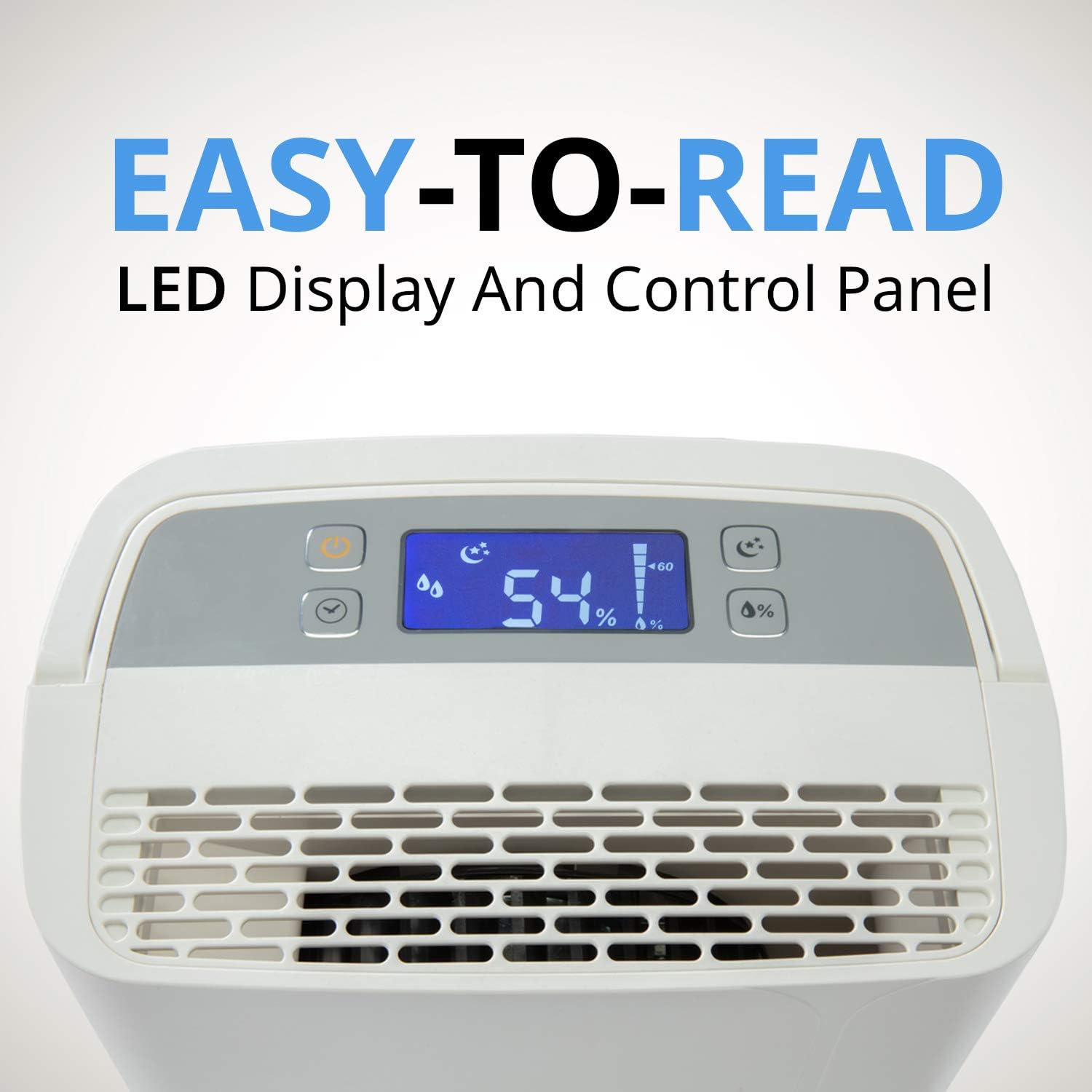 EASY-TO-READ  
LED Display And Control Panel