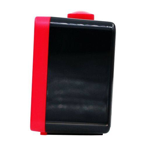 Back. Seiko - Seiko 3.5"  Akarui Alarm Clock, Red - Red.