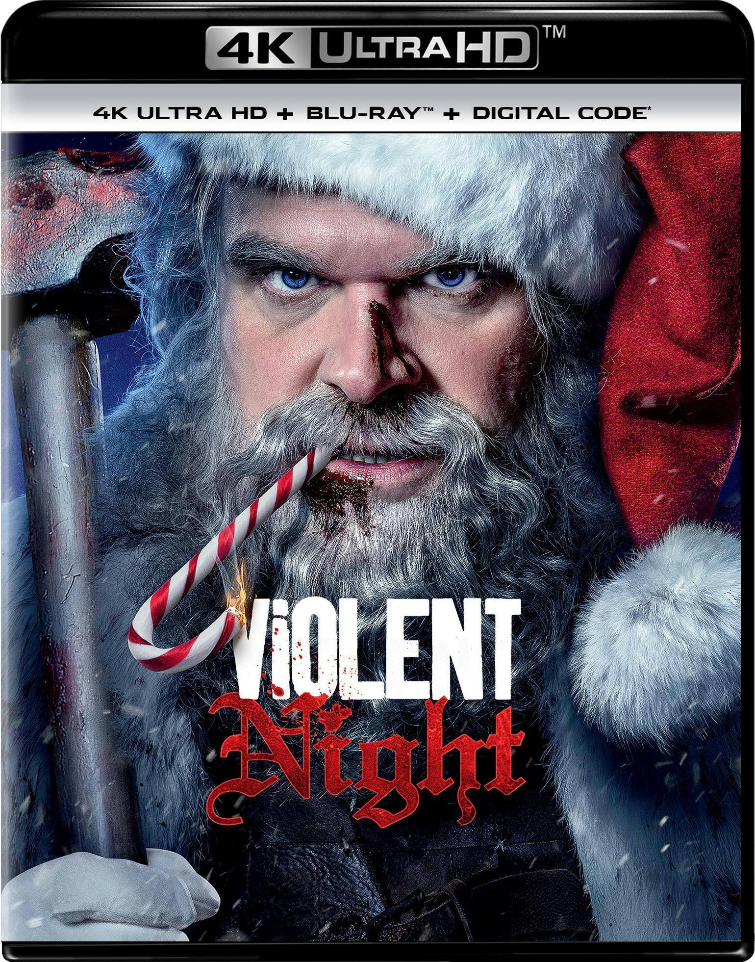 Front. Violent Night   - 4K Blu-Ray.