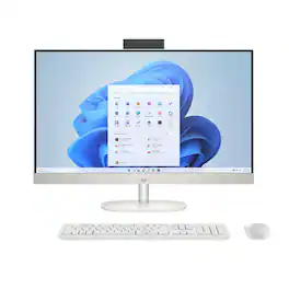 HP - 27-cr00 27" FHD AlO Desktop - AMD Ryzen 5 - 8GB|512GB - Windows 11 - White