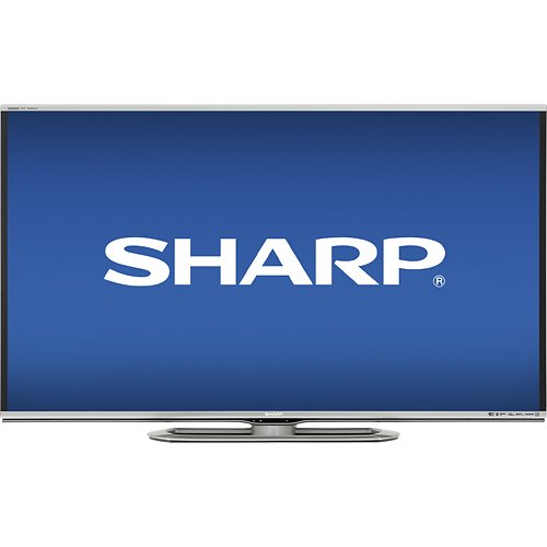 Sharp AQUOS Quattron Q+ Series LC-60TQ15U 60 inch 1080p 240Hz 3D LED LCD HDTV with Smart TV, Built-in Wi-Fi, Quattron Technology