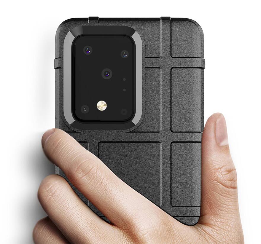 Alt View 3. Nakedcellphone - Case for Samsung Galaxy S20 Ultra - Special Ops Series - Black.